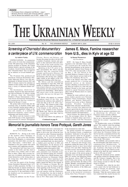 The Ukrainian Weekly 2004, No.19