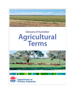 Glossary of Australian Agricultural Terms