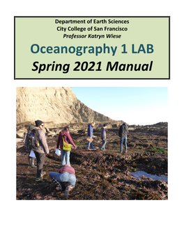 Oceanography 1 LAB Spring 2021 Manual