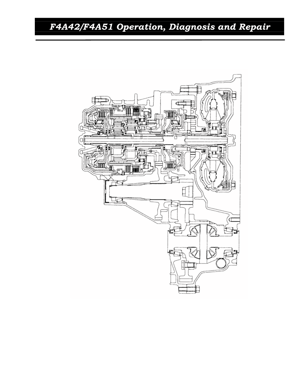 F4A42/F4A51 Operation, Diagnosis and Repair