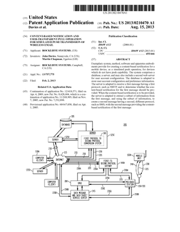 (12) Patent Application Publication (10) Pub. No.: US 2013/0210470 A1 Davies Et Al