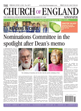 Nominations Committee in the Spotlight After Dean's Memo