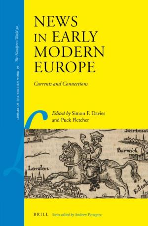 News in Early Modern Europe Currents and Connections