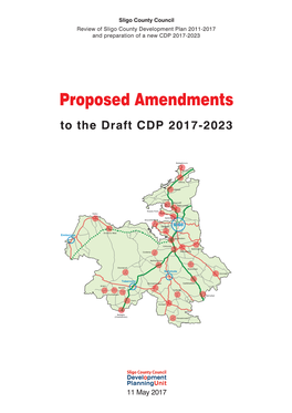 Proposed Amendments to the Draft CDP 2017-2023