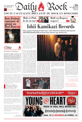 Ishii Kamikazi Records Oyez, Jeunes Amateurs De Bons Sons, Restez Branché À L’Antenne Du Nouveau Label Ishii Kamikazi Records Qui Nous Annonce Que Du Bon Son !