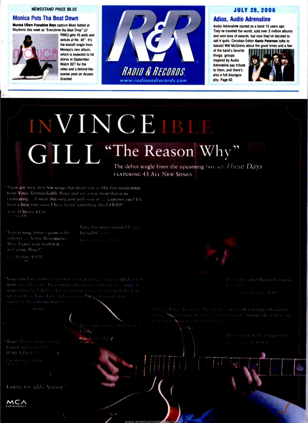 "The Reason Wh.R 11 L R GIL the Debut Single from the Upcoming Ix)\ ,T T / L C'se' Days FEATURING 43 ALL NEW SONGS