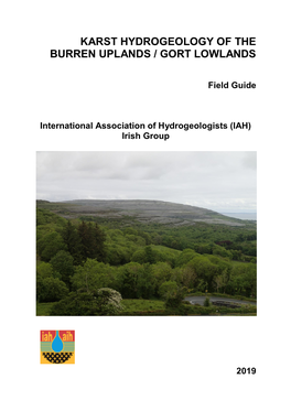 Hydrogeology of the Burren and Gort Lowlands