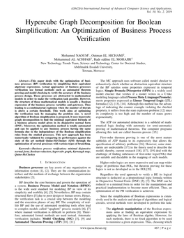 Hypercube Graph Decomposition for Boolean Simplification: An