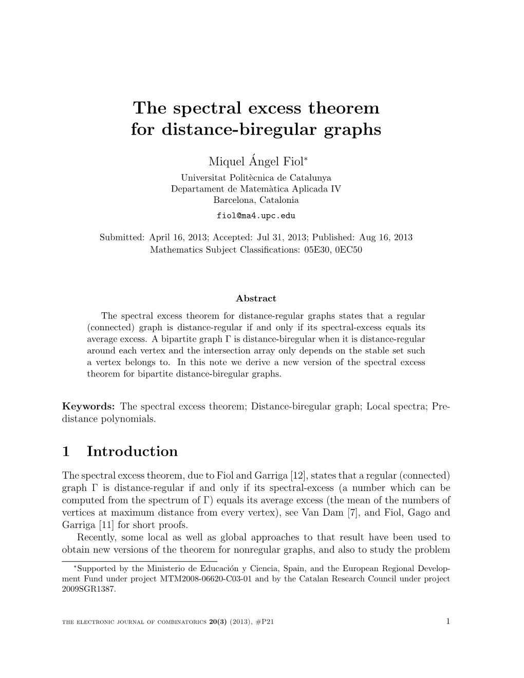 The Spectral Excess Theorem for Distance-Biregular Graphs