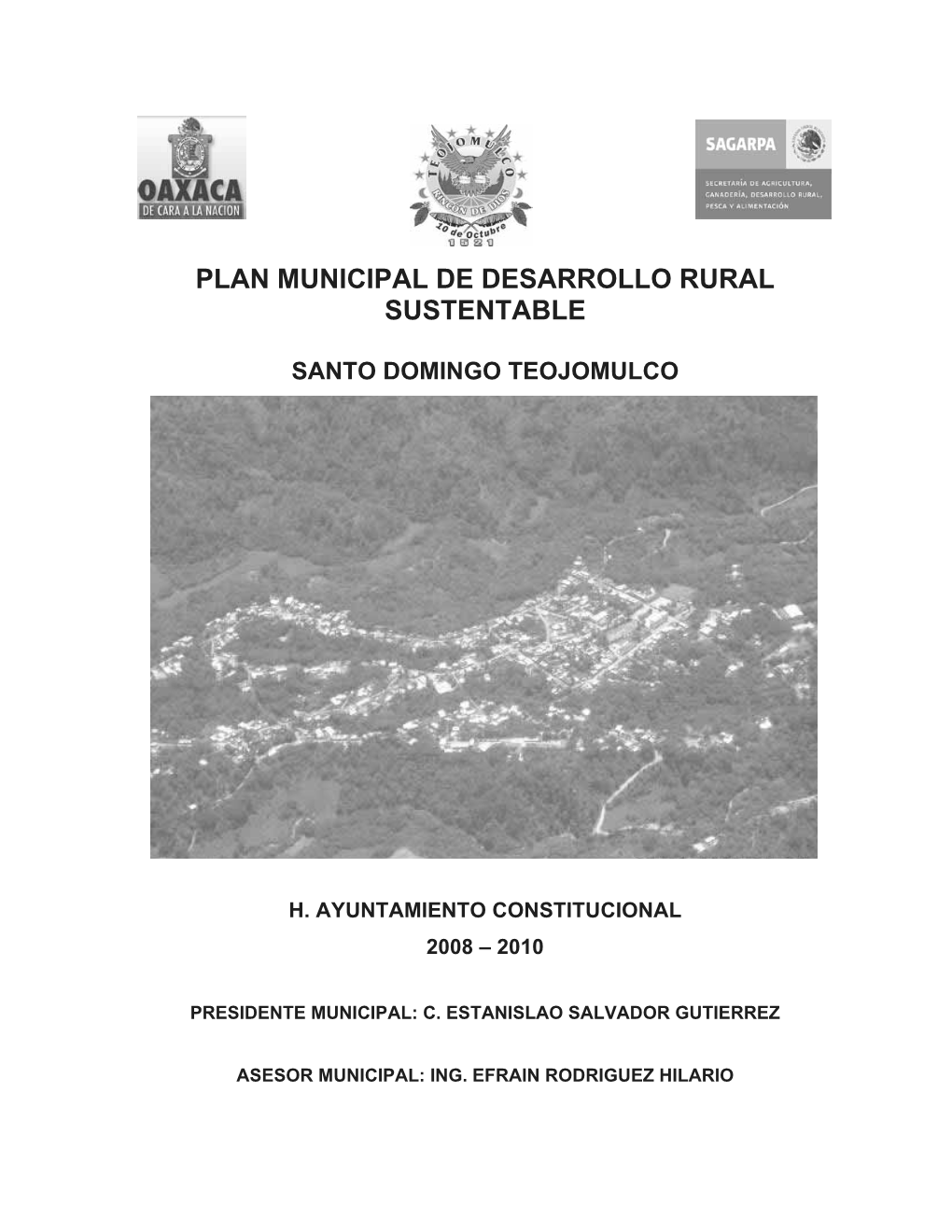 Plan Municipal De Desarrollo Rural Sustentable