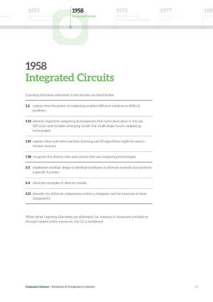 1958 Integrated Circuits