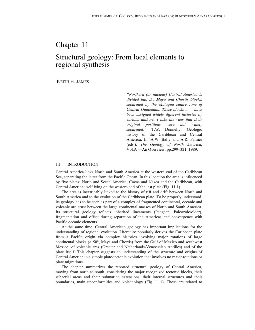 Chapter 11 Structural Geology: from Local Elements to Regional Synthesis