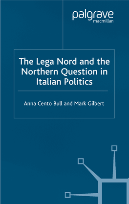 Lega Nord and the Northern Question in Italian Politics