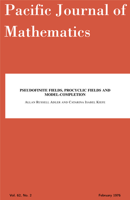 Pseudofinite Fields, Procyclic Fields and Model-Completion