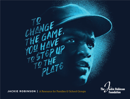 JACKIE ROBINSON | a Resource for Families & School Groups