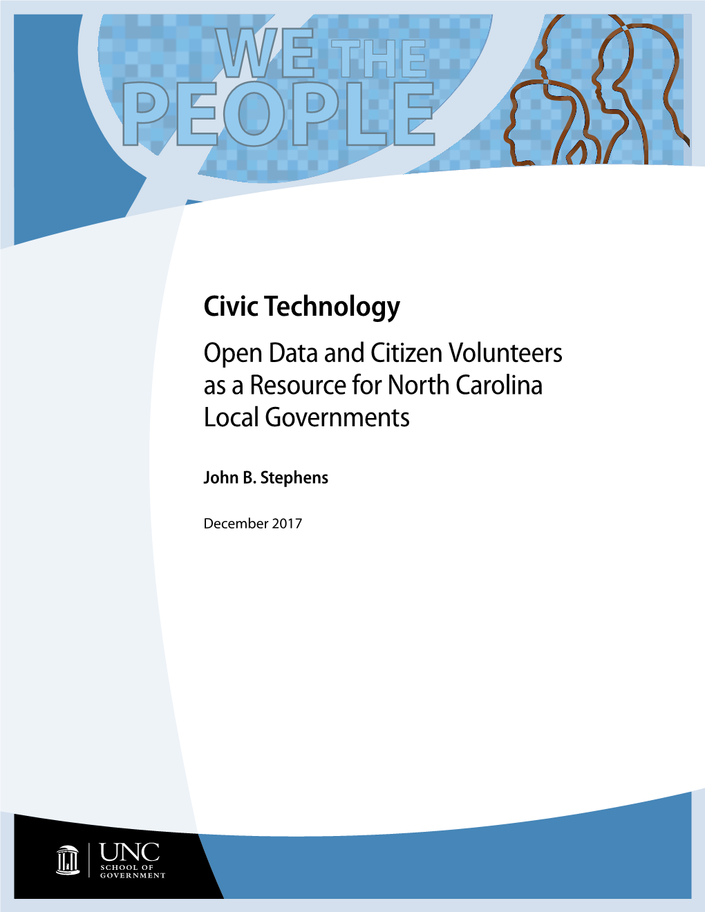 Civic Technology Open Data and Citizen Volunteers As a Resource for North Carolina Local Governments