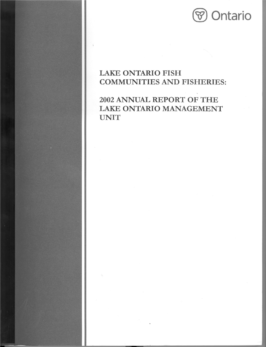 2002 Annual Report of the Lake Ontario Management Unit