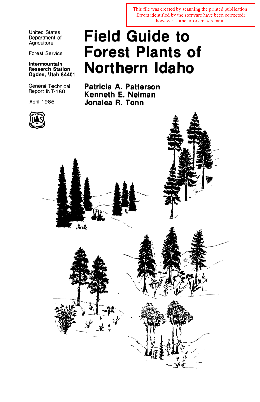 Field Guide to Forest Plants of Northern Idaho