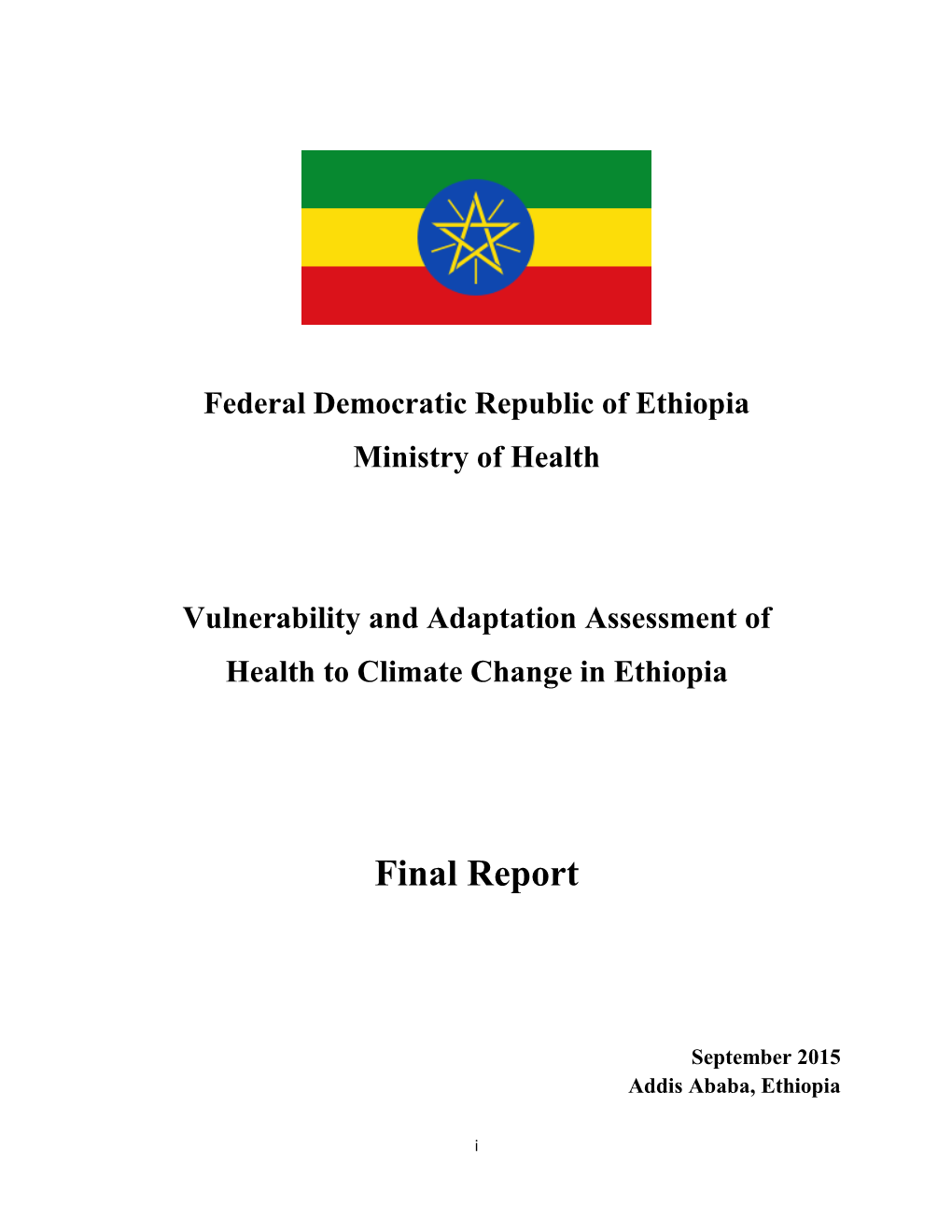 Vulnerability-And-Adaptation-Assessment-Of-Health-To-Climate-Change-In-Ethiopia.Pdf