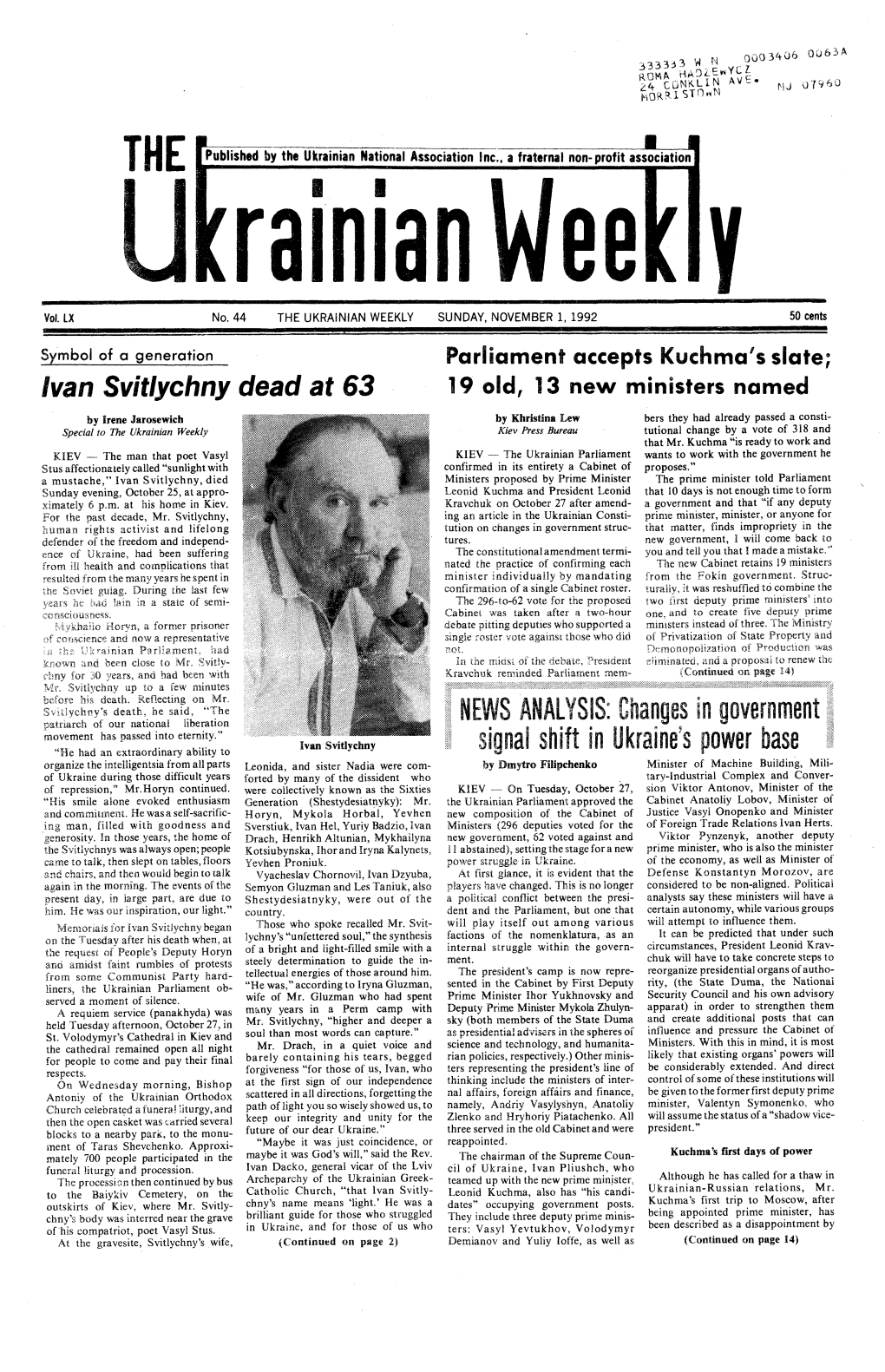 The Ukrainian Weekly 1992-44.Pdf