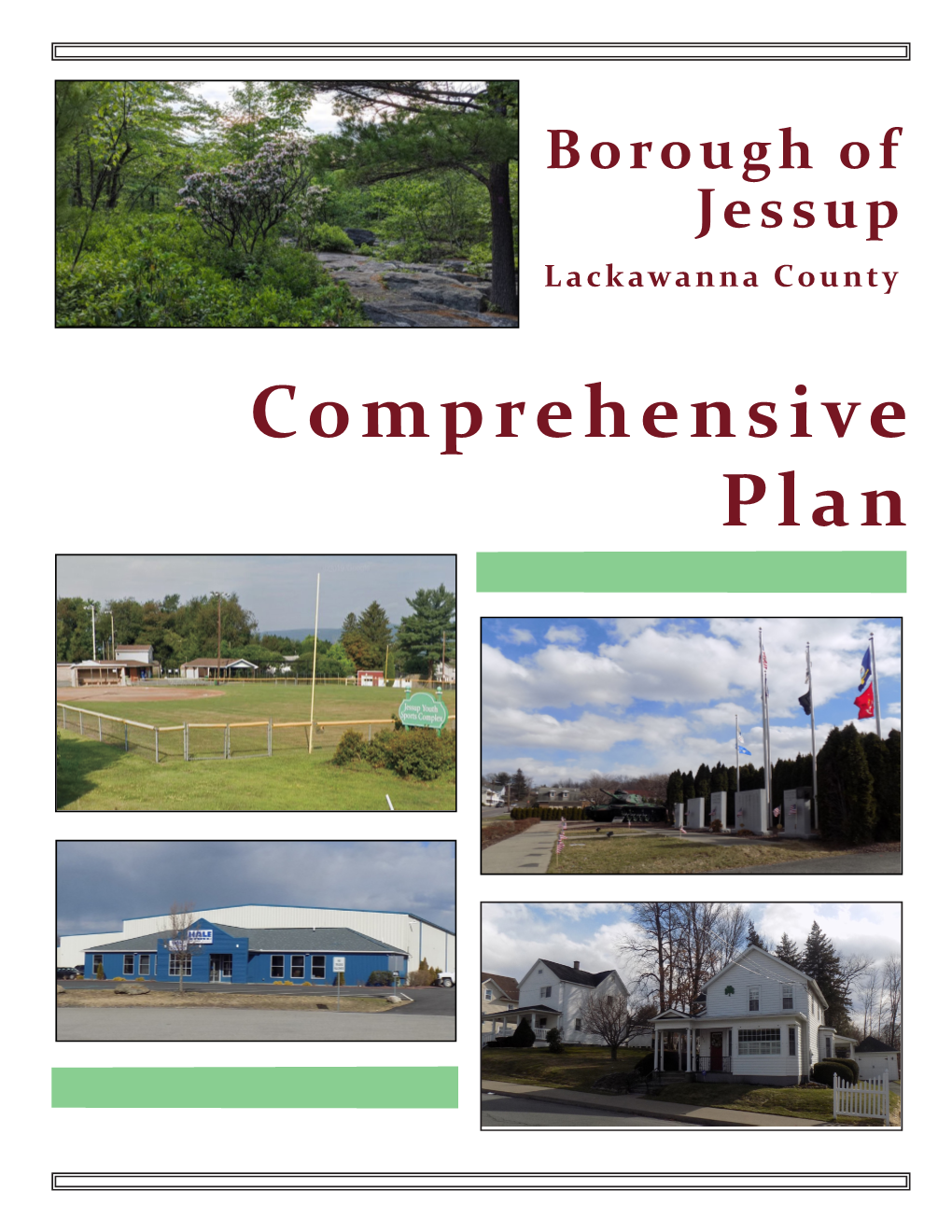 Comprehensive Plan As Adopted by the Borough of Jessup Borough Council on November 23, 2020
