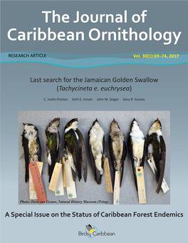 Caribbean Ornithology