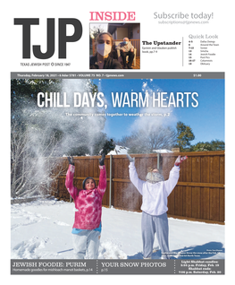 INSIDE Subscribe Today! Subscriptions@Tjpnews.Com
