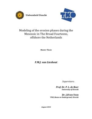 Modeling Ring the Meso Ens, of the Erosion Phases Du Zoic in The