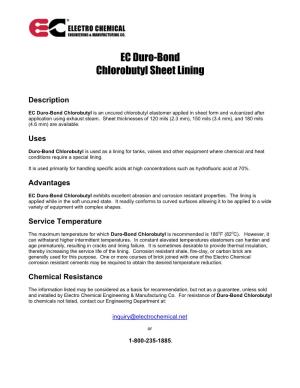 Chlorobutyl Lining
