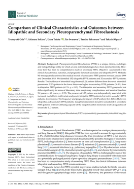 Comparison of Clinical Characteristics and Outcomes Between Idiopathic and Secondary Pleuroparenchymal Fibroelastosis