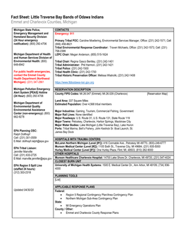 Fact Sheet: Little Traverse Bay Bands of Odawa Indians Emmet and Charlevoix Counties, Michigan