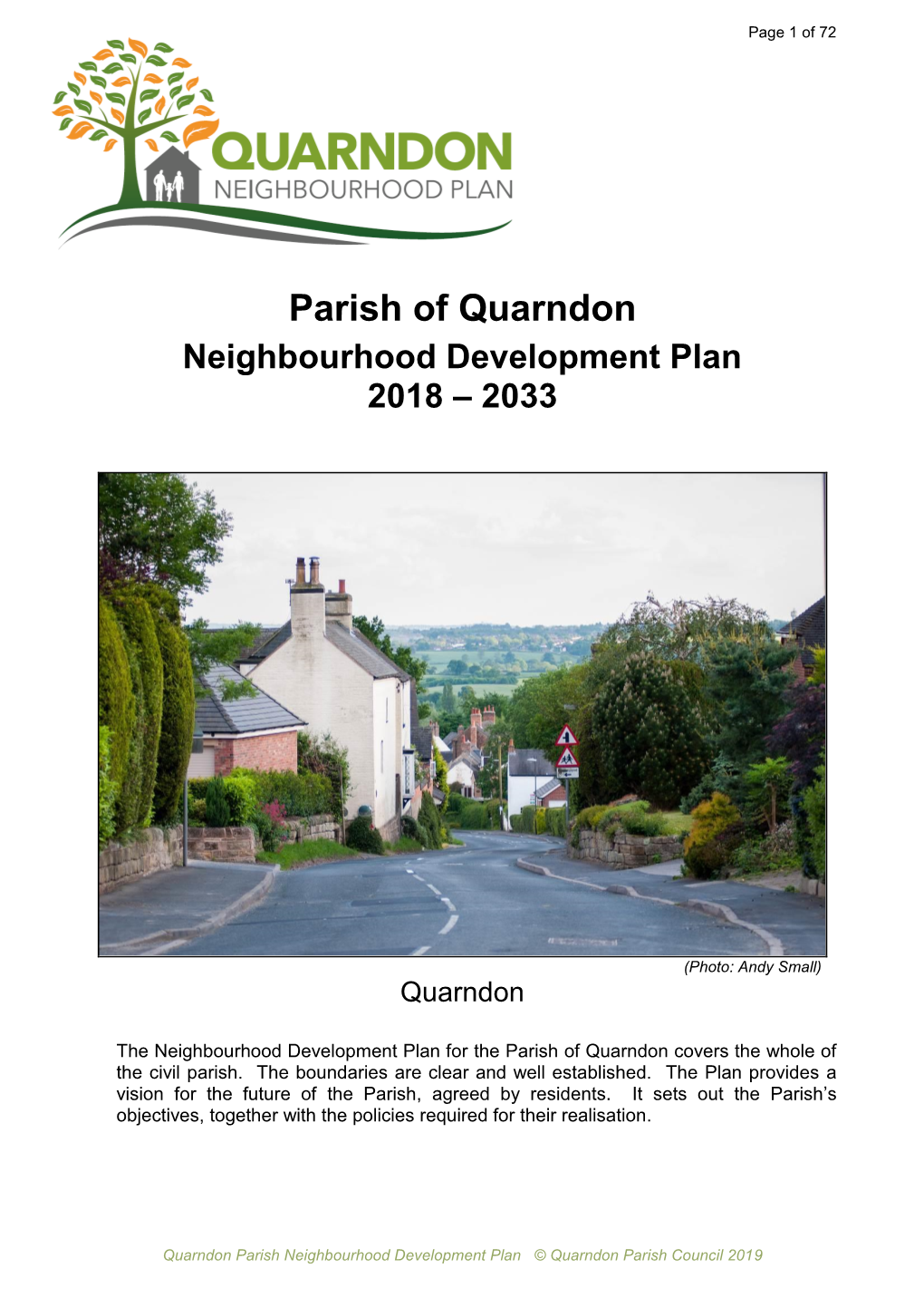 Quarndon Parish Neighbourhood Plan