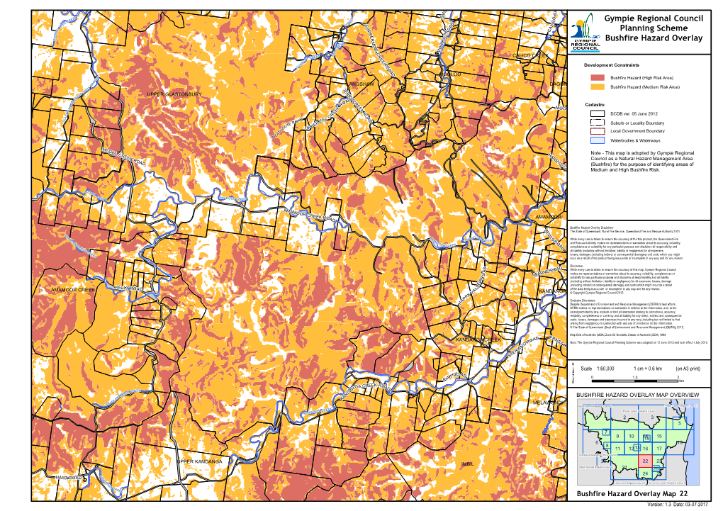 Gympie Regional Council Planning Scheme Bushfire Hazard Overlay