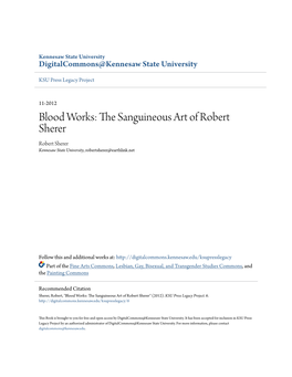 Blood Works: the Sanguineous Art of Robert Sherer