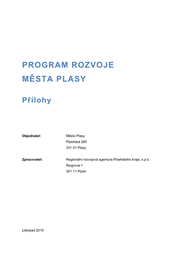 Program Rozvoje Města Plasy