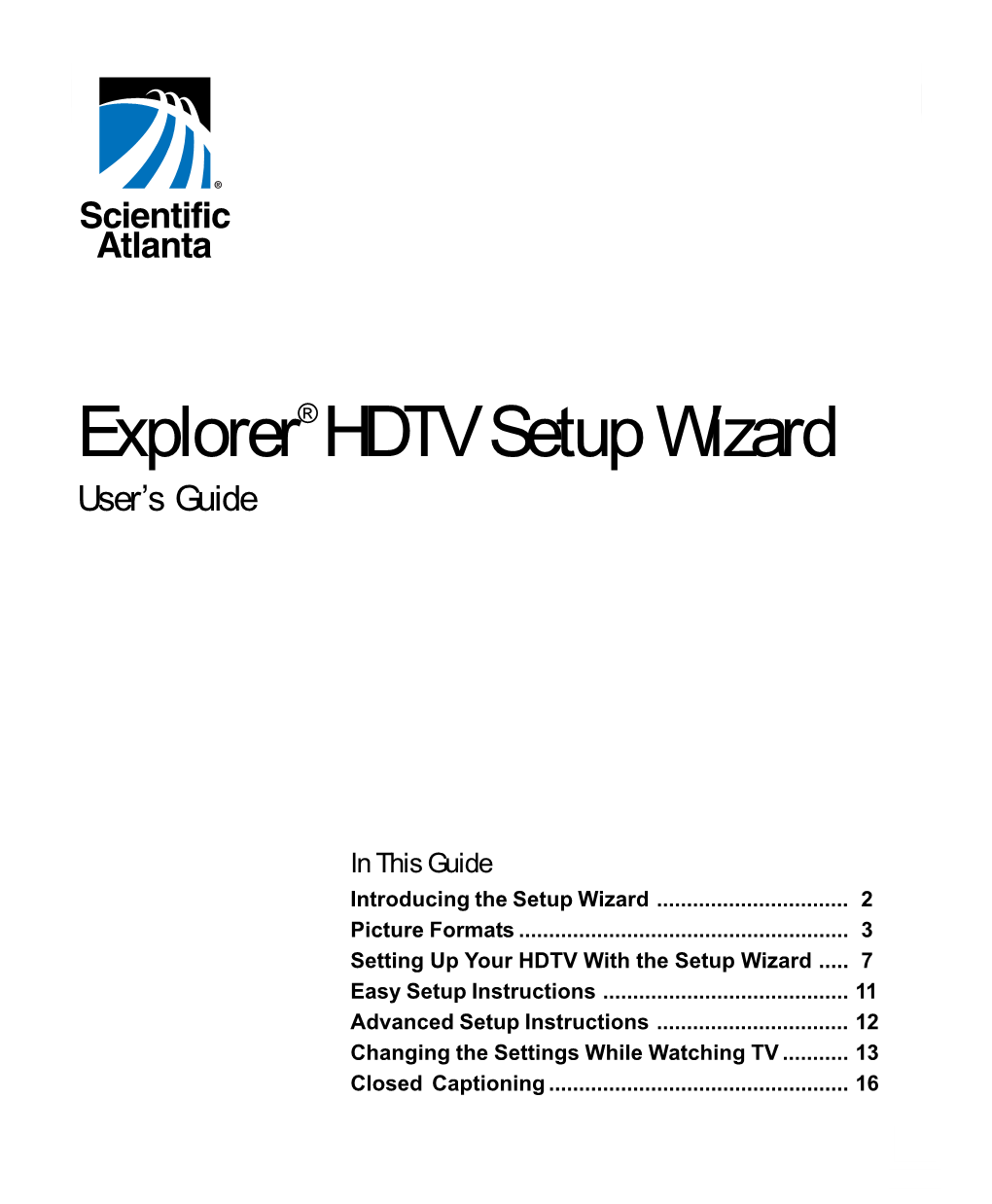 Setup Wizard User’S Guide