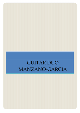 Guitar Duo Manzano-Garcia