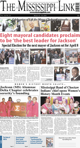 Jackson (MS) Alumnae Mississippi Band of Choctaw Delta Chapter Celebrates Indians’ Chief Opens Women’S Sorority’S Founding History Month Events