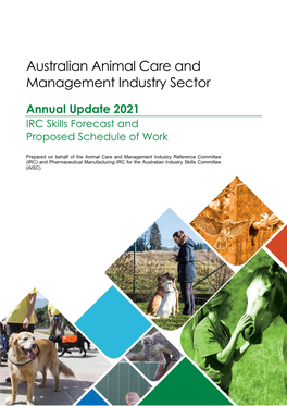 Australian Animal Care and Management Industry Sector