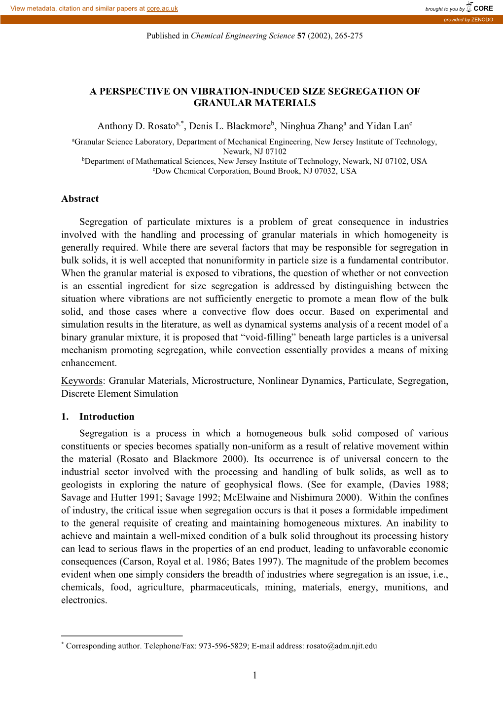 An Overview of Vibration-Induced Size Segregation of Granular Materials