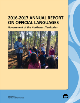 2016-2017 Annual Report on Official Languages