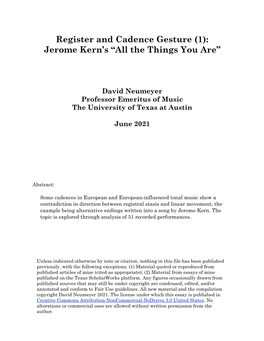 Jerome Kern's