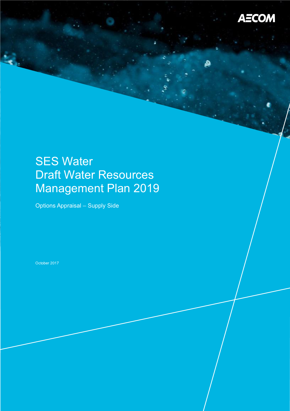 SES Water Draft Water Resources Management Plan 2019