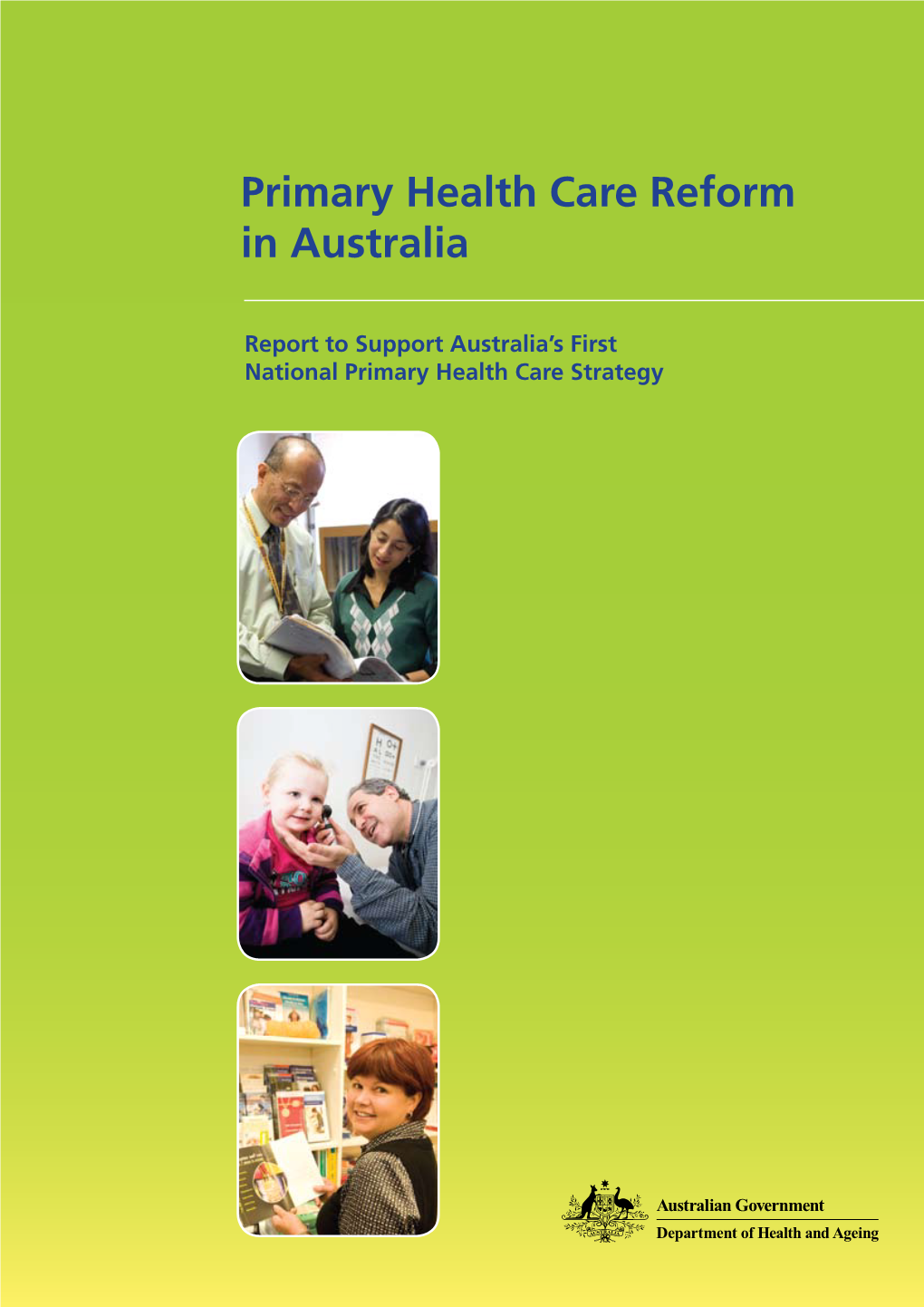 Primary Health Care Reform in Australia