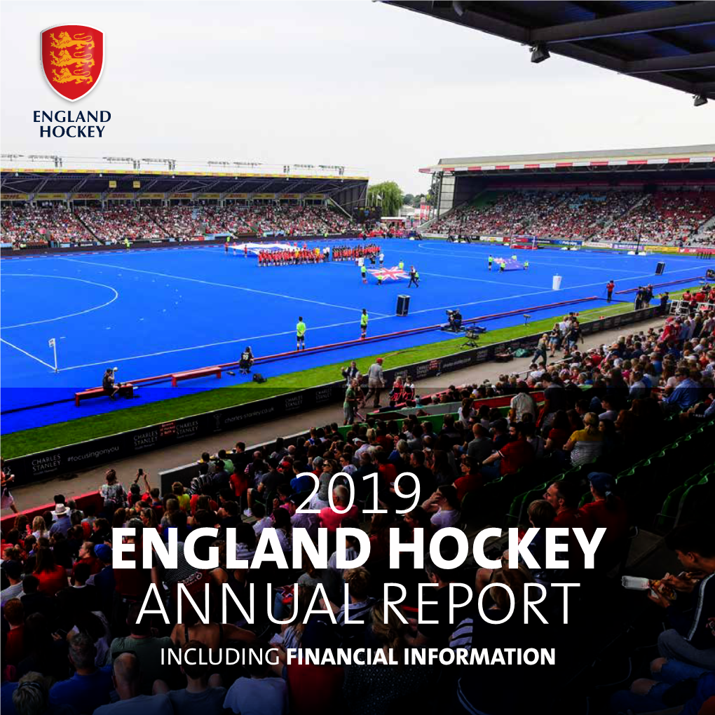 2019 England Hockey Annual Report Including Financial Information
