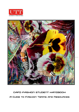 Cafd Fashion Student Handbook