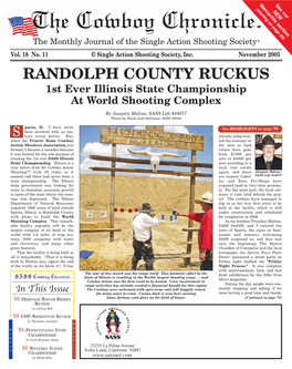 RANDOLPH COUNTY RUCKUS 1St Ever Illinois State Championship at World Shooting Complex