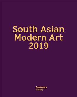 South Asian Modern Art 2019 5 –28 June 2019