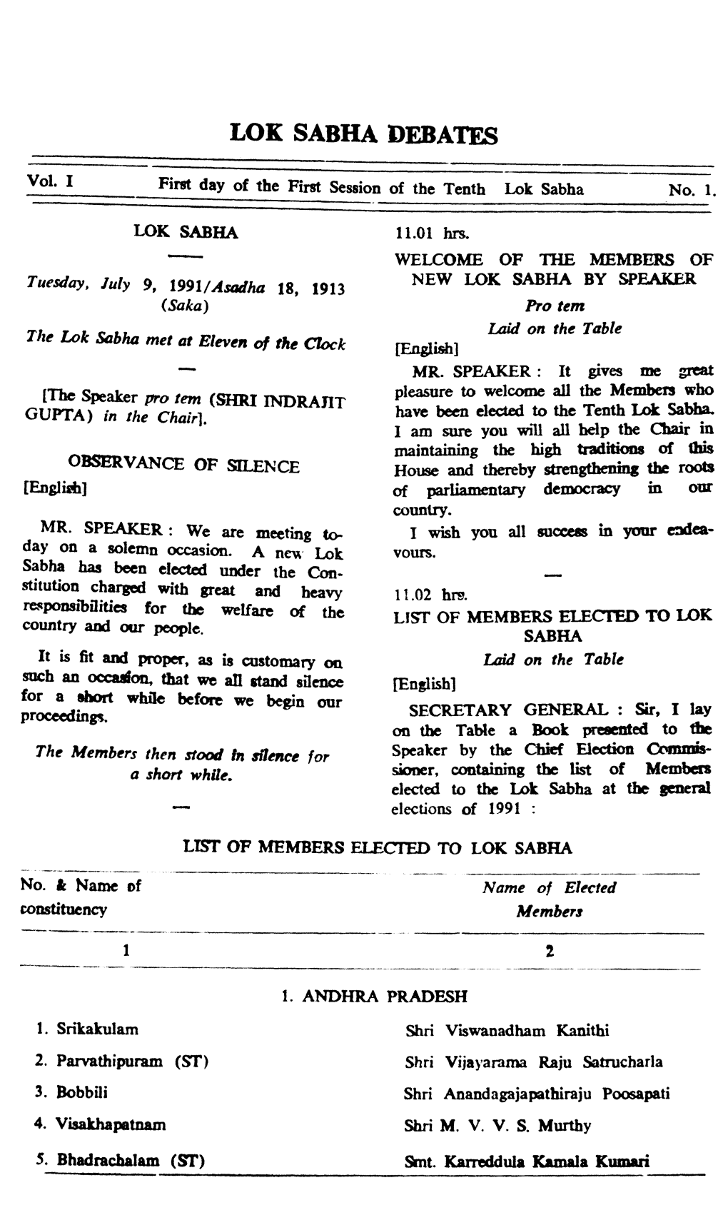 Lok Sabha Debates