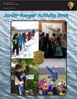 Junior Ranger Activity Book Greetings Junior Ranger Voyageur Bingo